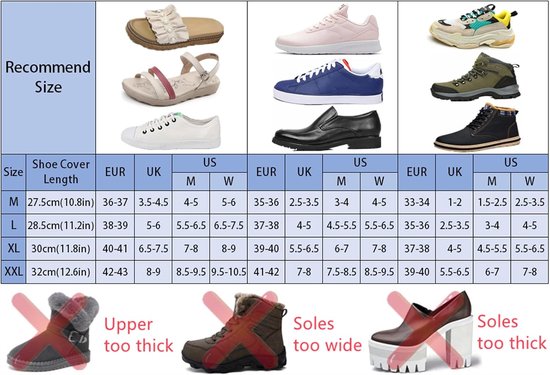 Overschoenen - Waterdicht - Regenschoenen - Schoenhoesjes - Schoenovertrekken - Waterdichte Schoenbeschermers - Met Ritssluiting En Trekkoord - voor fietsen of wandelen, licht, antislip - Zwart - XXL Maat 43-44 — afbeelding 4