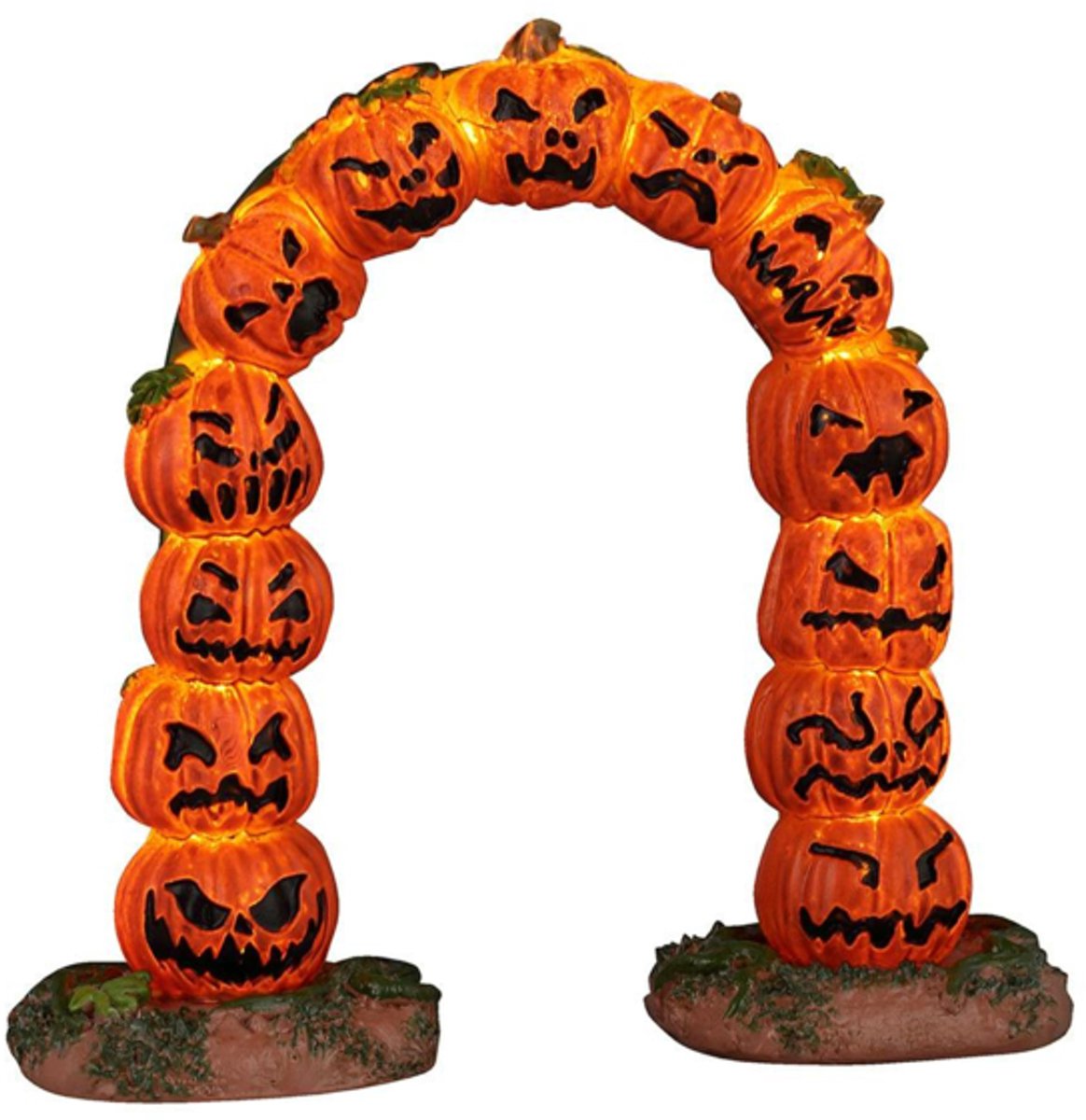 Spooky Town - Pumpkin Arch - Met Licht