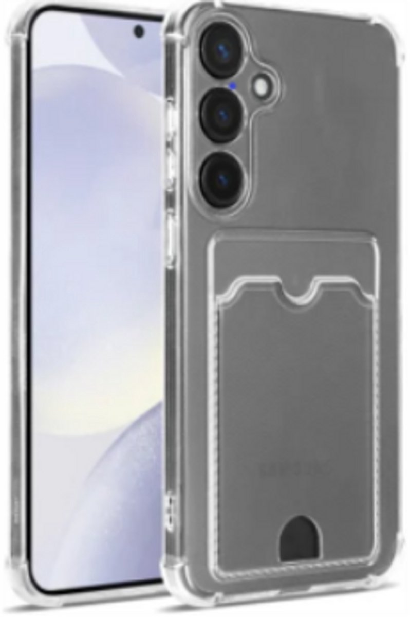 Casemania - Backcover - With Cards - Geschikt voor Samsung A27 - Transparant