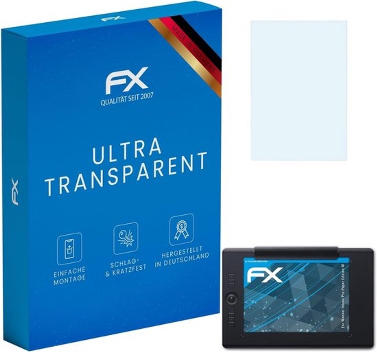 Ultra-heldere Schermbeschermer voor Wacom Intuos Pro Paper Edition M - FX-Clear Beschermfolie