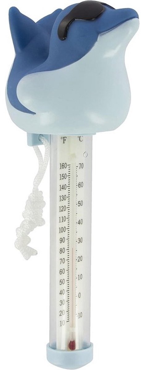 Dolfijn Zwembadthermometer - Duidelijk Afleesbaar - Celsius & Meten
