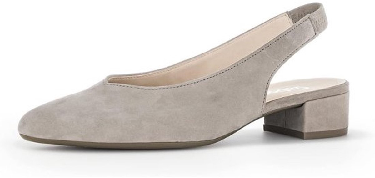 Dames Slingpumps van Suède met Blokhak