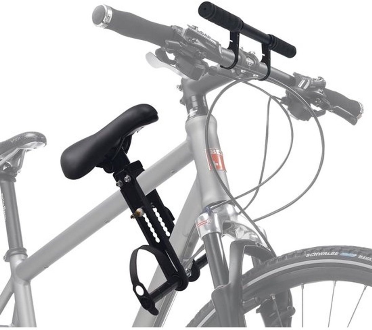 Fietsstoeltje voorzitje – fietsstoel – Fietsstoeltjes Met Stuur En Pedalen – Fiets Stoel Midden Op Stang – Veiligzitje
