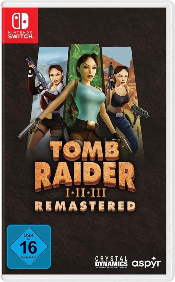 Tomb Raider 1-3 Remastered voor Switch - Ontdek het originele avontuur