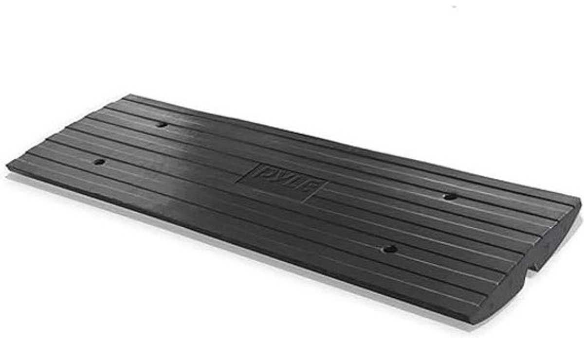 Duurzame Rubber Drempel Ramp voor Auto's - Flexibele Toegang voor Opritten en Laadplaatsen
