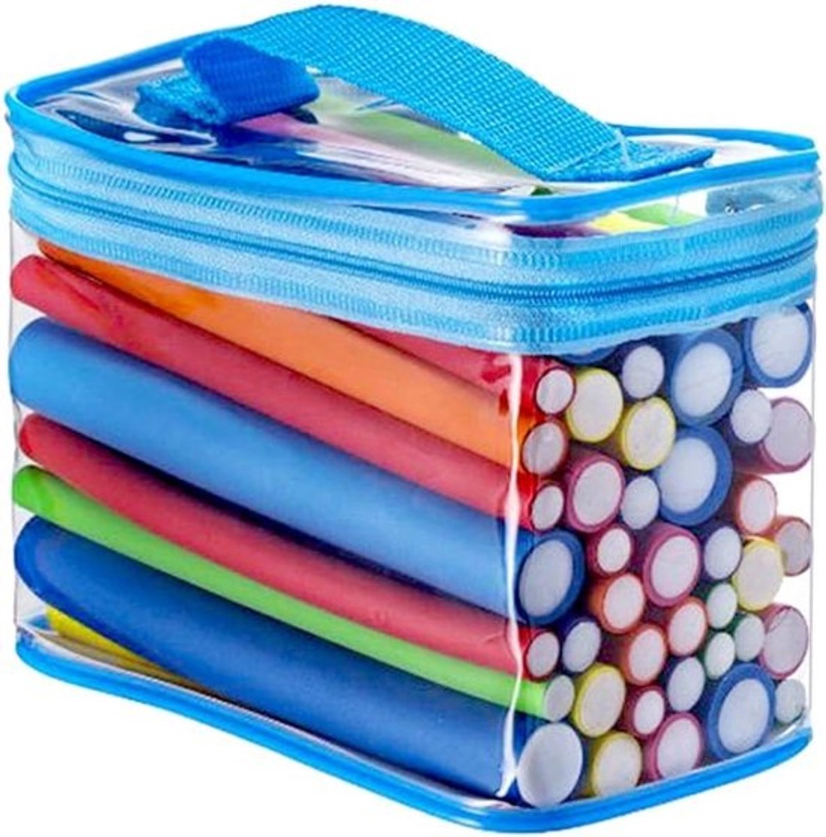 Foam Krulrollers - Haarrollers Set - Zonder Hitte Krullen - 42 Stuks Verschillende Maten - 18 cm Lengte - Multicolor