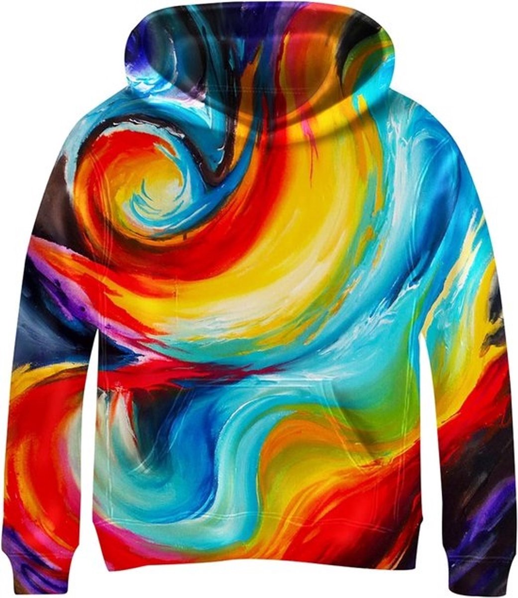 Uniseks Kinderhoodie met Digitale Print voor Jongens en Meisjes