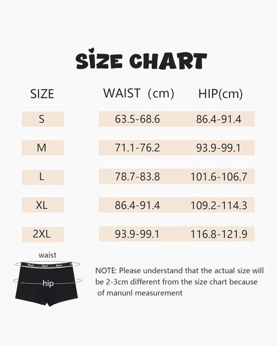 5-pack Katoenen Damesslips - Comfortabele en Elastische Boxershorts voor Dames