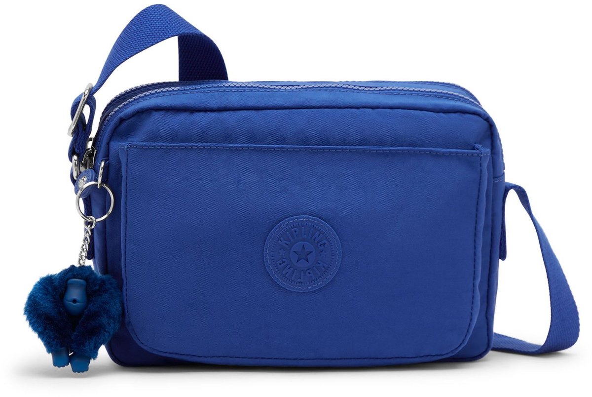 kipling schoudertas Basic Abanu Crossbody Bag Blazing Blue blauw