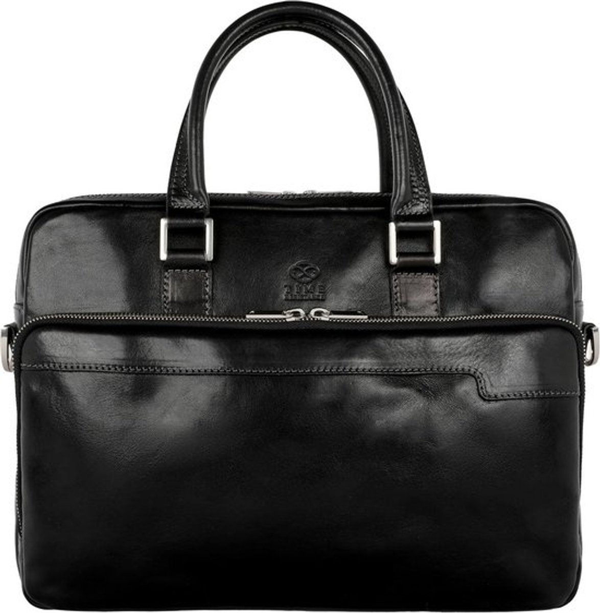 Leren Laptoptas voor mannen en vrouwen tot 13" - Handgemaakte Italiaanse Volnerflederen Aktetas