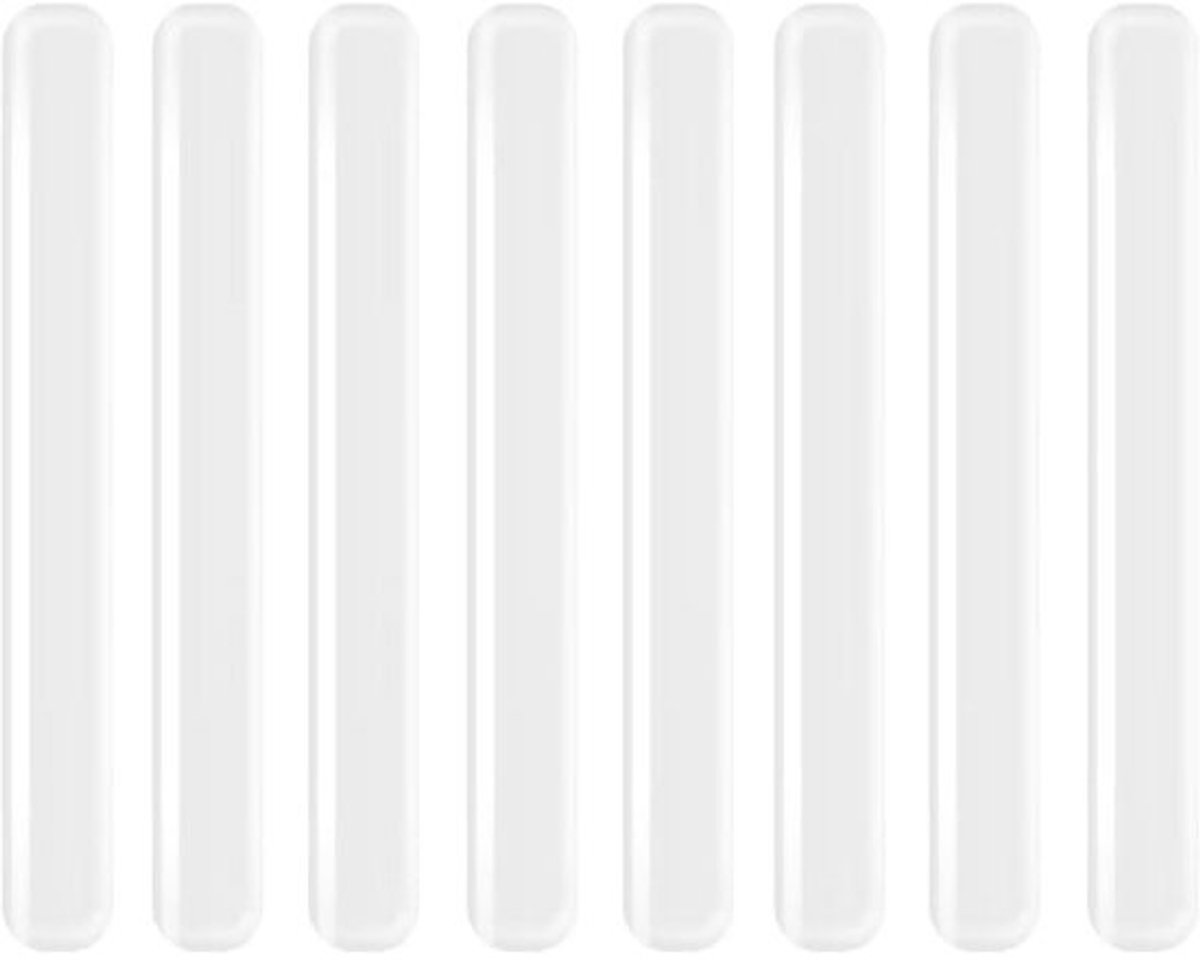 Transparante Deurrandbeschermers Rubber - Set van 8 Stuks voor Auto, Meubels en Kast