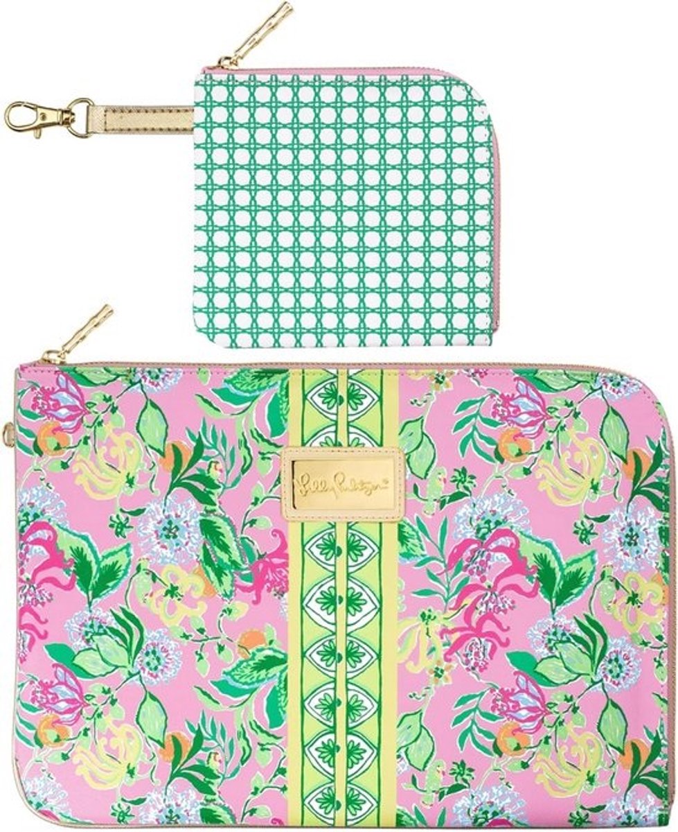 Gewatteerde Laptophoes 13 Inch met Vakken voor Tablet en Accessoires - Stijlvolle Tablettas voor Dames