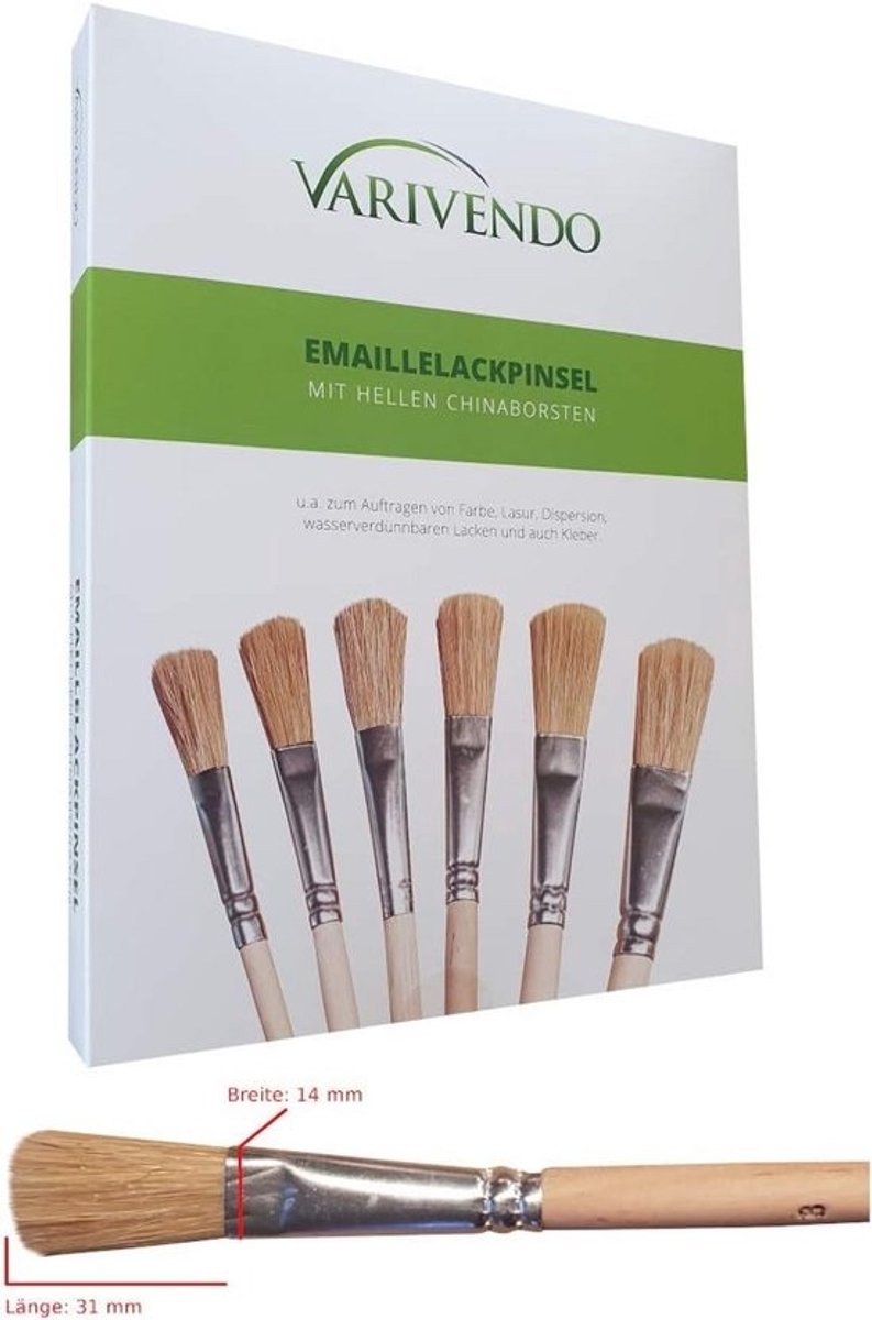 Emaileerpenseel Set 24 Stuks Maat 3