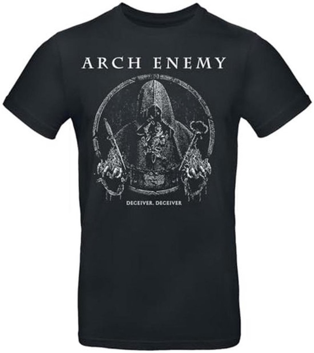 Arch Enemy Deceiver T-shirt zwart Band merch, Bands, Duurzaamheid