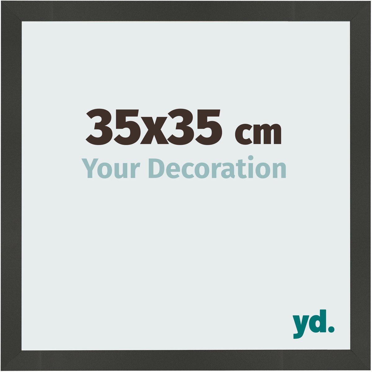 Your Decoration - Fotolijst 35x35 cm - MDF - Antraciet - Bologna