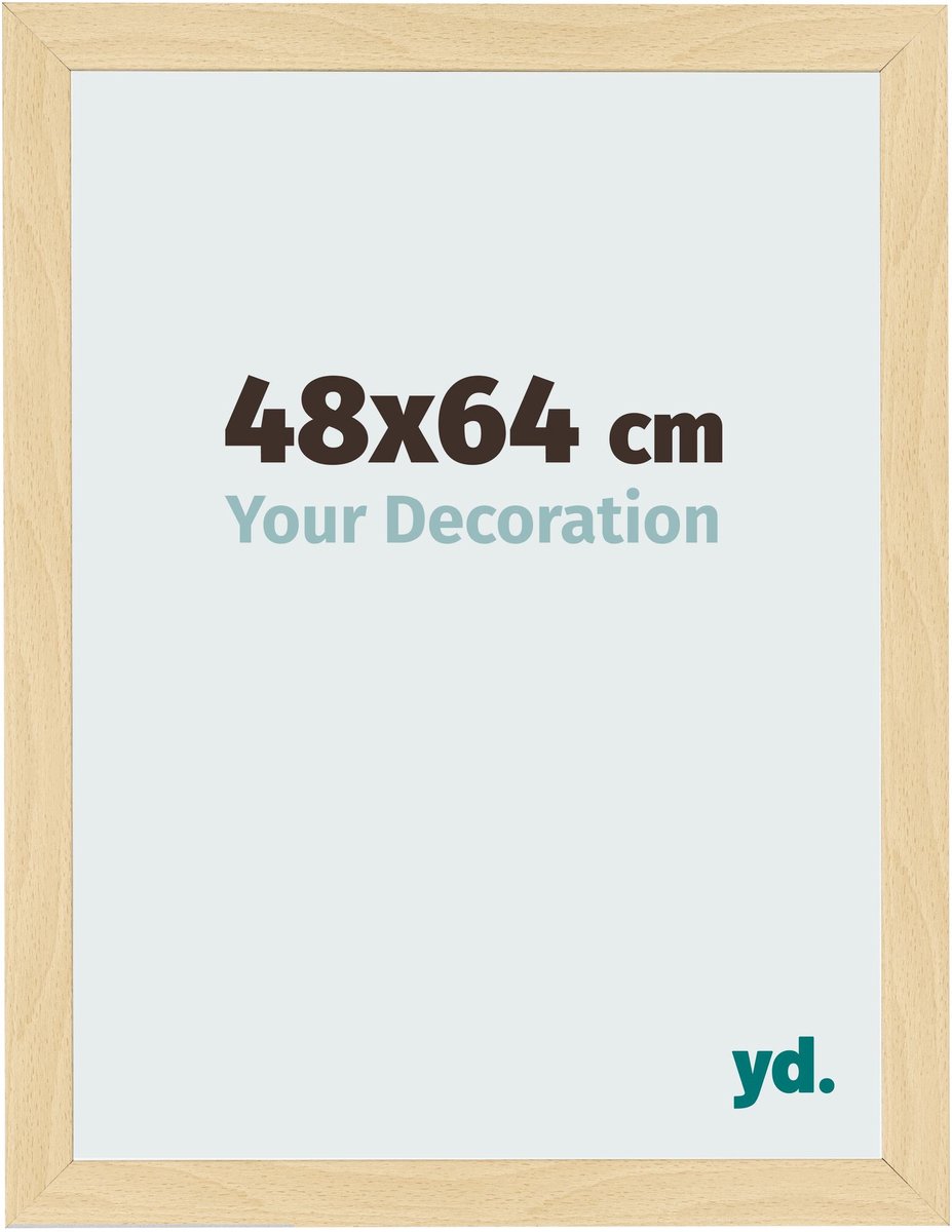 Your Decoration - Fotolijst 48x64 cm - MDF - Beuken Decor - Bologna