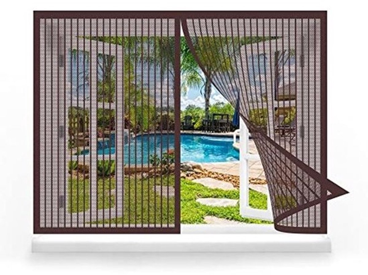 Magnetische Horren voor Raam - 160 x 85 cm Heavyduty Insectenbescherming voor Openslaande Deuren en Schuifdeuren