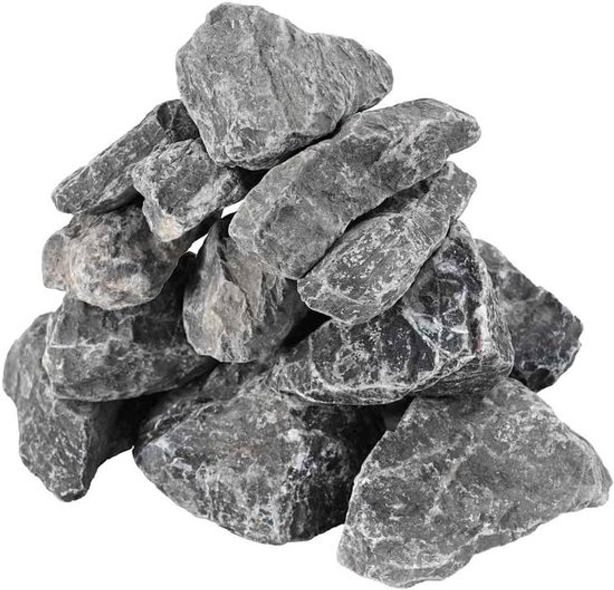 Saunastenen - Stoomstenen - Sauna ervaring - Hoge warmtecapaciteit - 15 kg - Grijs