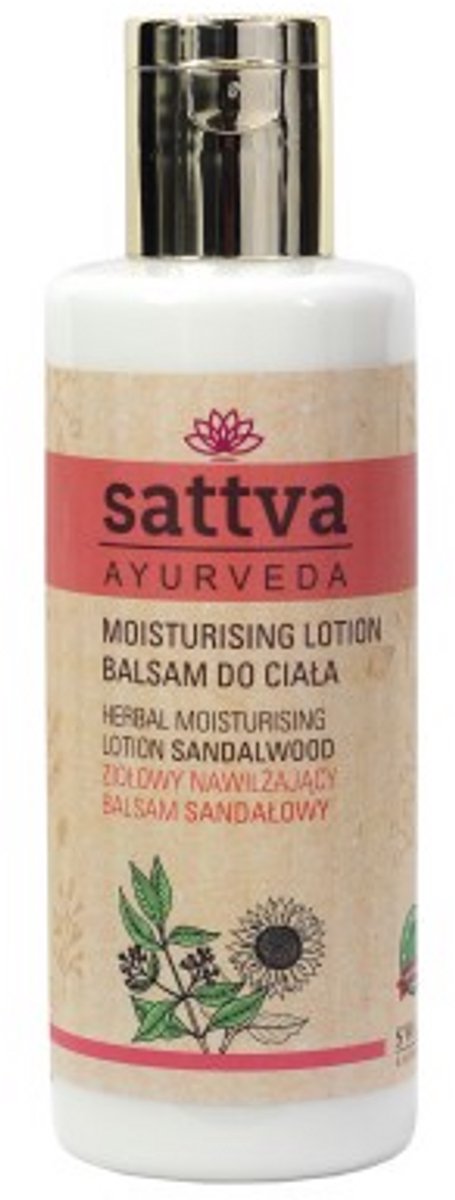 Bodylotion met sandelhout, Sattva Ayurveda, 210 ml