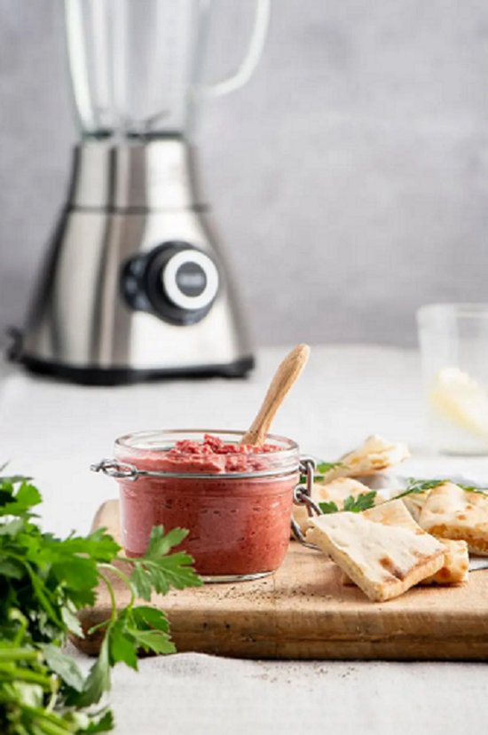 Blender - 1800W - 1,8 Liter - 24.000 RPM - RVS/Zilver - Inclusief Smoothieprogramma en Pulsefunctie van Blender — afbeelding 4