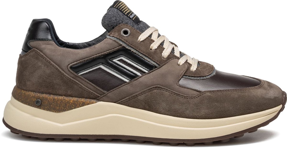 Floris Van Bommel Sfm-10236 De Tikker Sneakers - Textiel - Heren - Bruin - Maat 48⅔