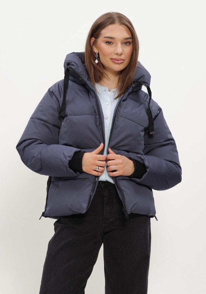 MSCH Copenhagen Mschpavinaria Short Jacket Jassen Dames - Winterjas - Donkerblauw - Maat L/XL