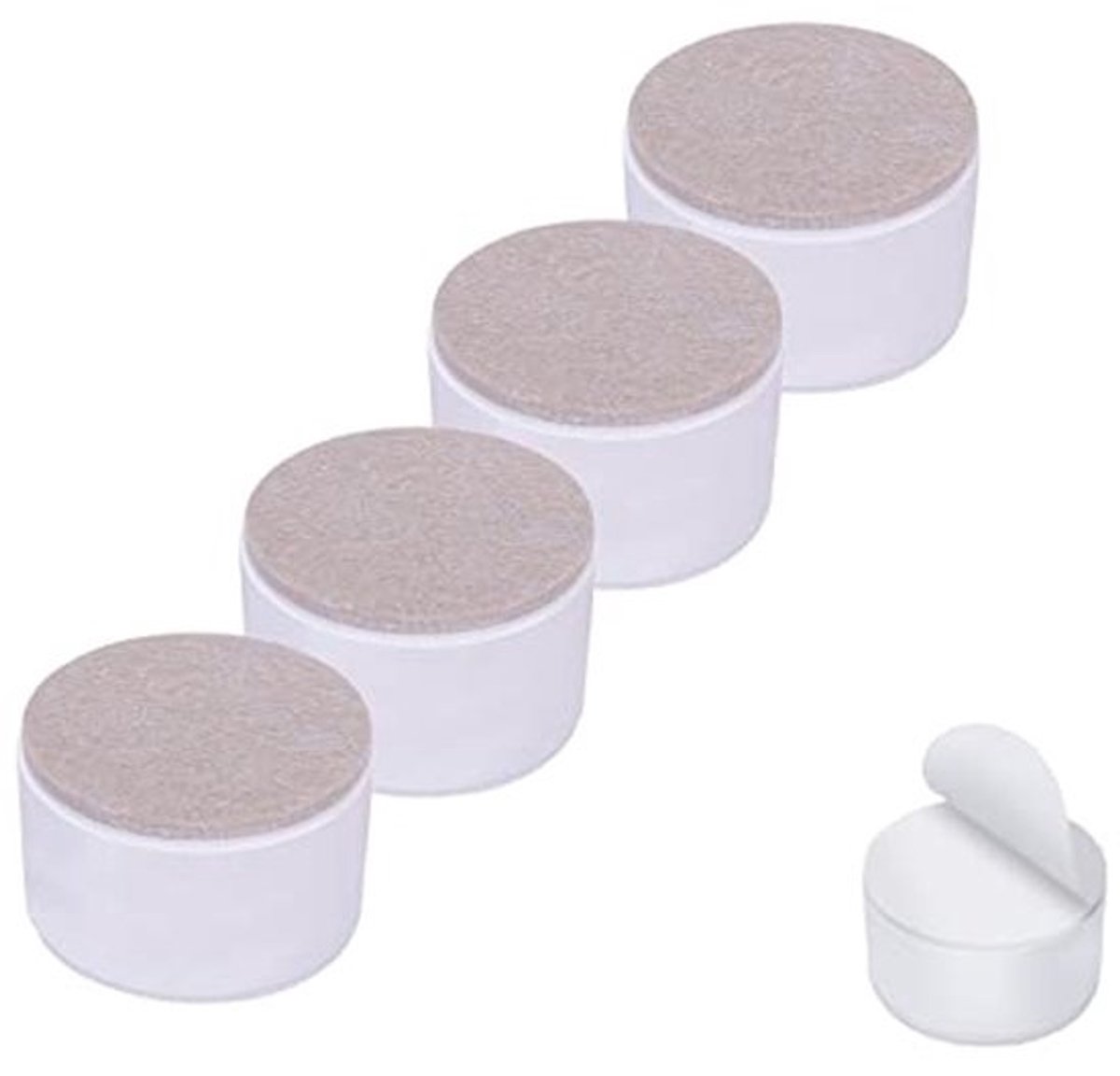 Meubelverhogers 5 cm - Zware Zelfklevende Bed- en Tafelverhogers voor Extra Opbergruimte
