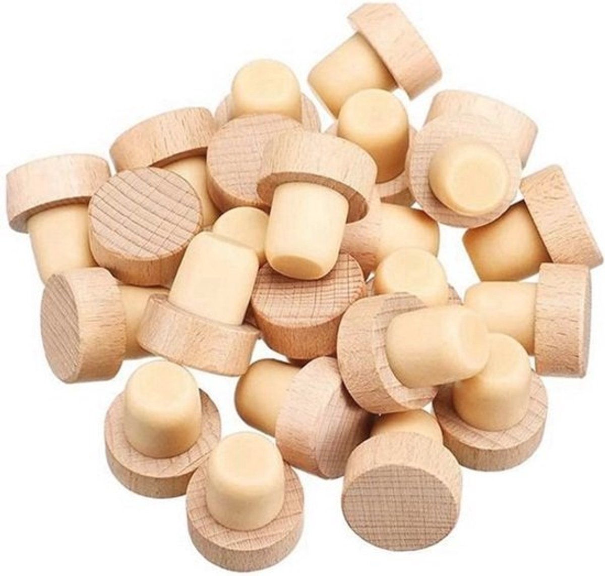 50 Stuks Herbruikbare T-vormige Kurken voor Wijnflessen - Korkstoppers voor Wijn en Bier