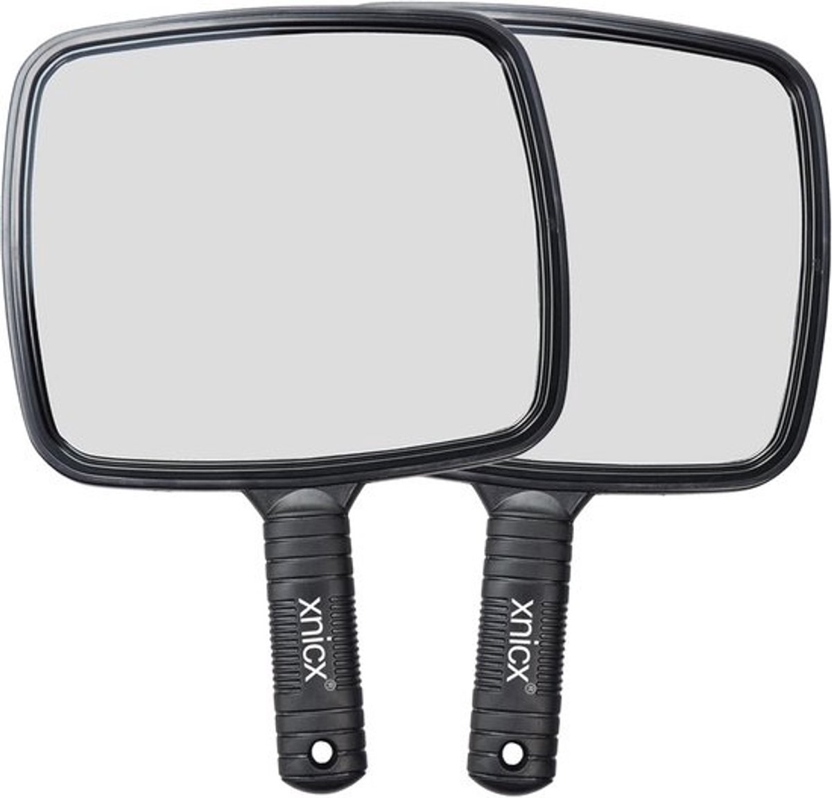 Professionele Handspiegel Set - 2 Stuks Rechthoekige Spiegel voor Haarstyling en Make-up - Reisvriendelijk en Duurzaam