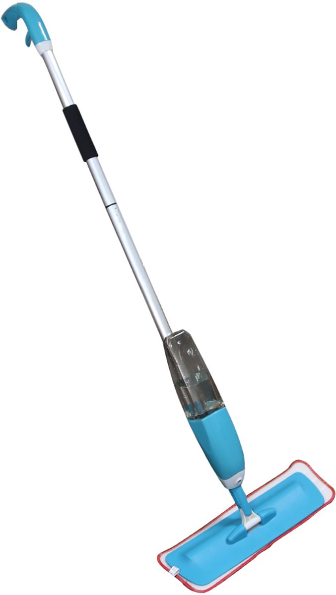 PIPIPOXER - Dweil - Alles-in-1 Dweilsysteem - Spray Mop - Dweil Met Spray functie - Vloerwisser met Spray - Dweilen zonder Emmer - Sneldrogende dweil- blauw