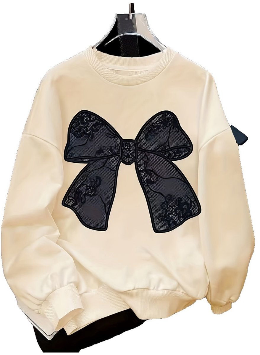 Currero Sweater Meisjes Sweaters Sweatshirt Hoodie Warme Trui Pullover Jumper Crewneck Vest 9-10 Jaar Beige