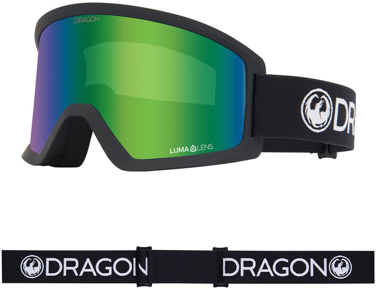 Dragon Alliance DX3 L OTG Skibril - Black/Green Ionized