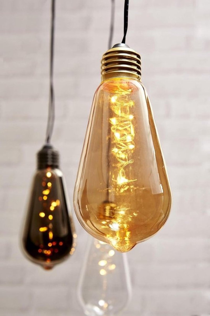 Sfeerlicht - Decoratieve lamp - Gezellige sfeer creëren - Met timerfunctie - 13 x 6 x 6 cm - Helder