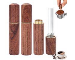 Verbeterde WDT Tool voor Koffie - 3 Stuks Espresso Tamper met 5 Fijne Naalden, Perfect voor Barista's, Koffie Accessoires en Mixen van Koffiedik