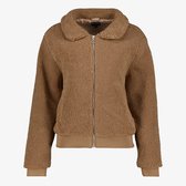 TwoDay dames teddy bomber jas bruin - Maat L
