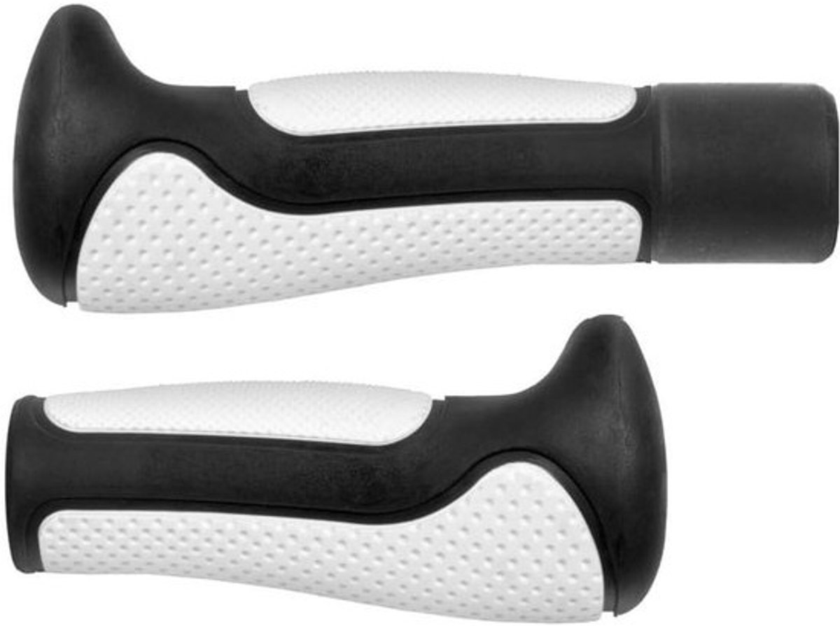 Fiets handvatten - Stuur grips - Comfortabel fietsen - Ergonomisch ontwerp - 138 cm - Zwart/Wit