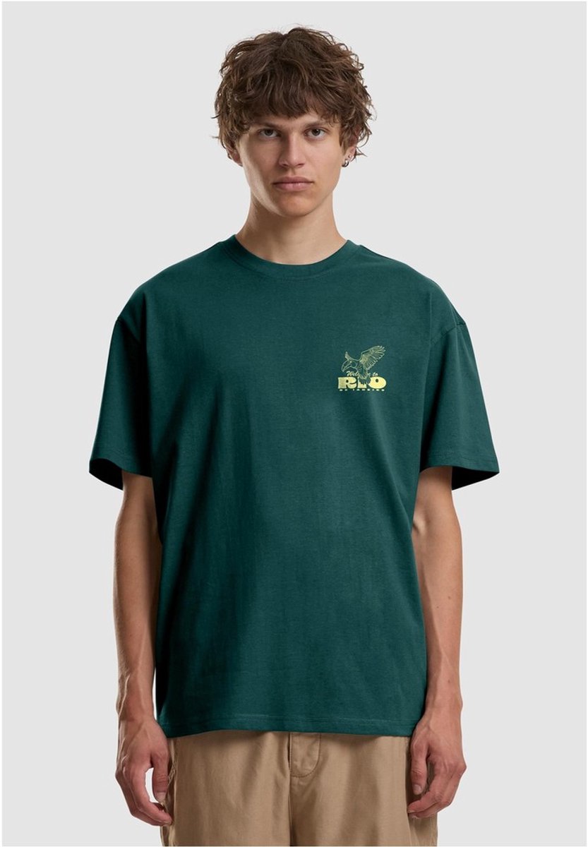 Mister Tee Welcome to Rio Oversize Heren Tshirt XXL Donkergroen