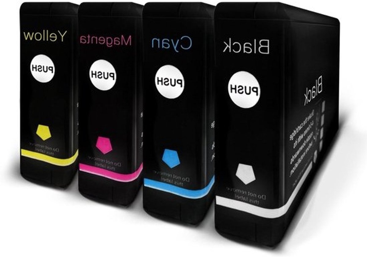 Ink Cartridges Set - Printer Cartridges - Thuisprinten - Hoge Capaciteit - 4-Pack - Zwart Cyaan Magenta Geel