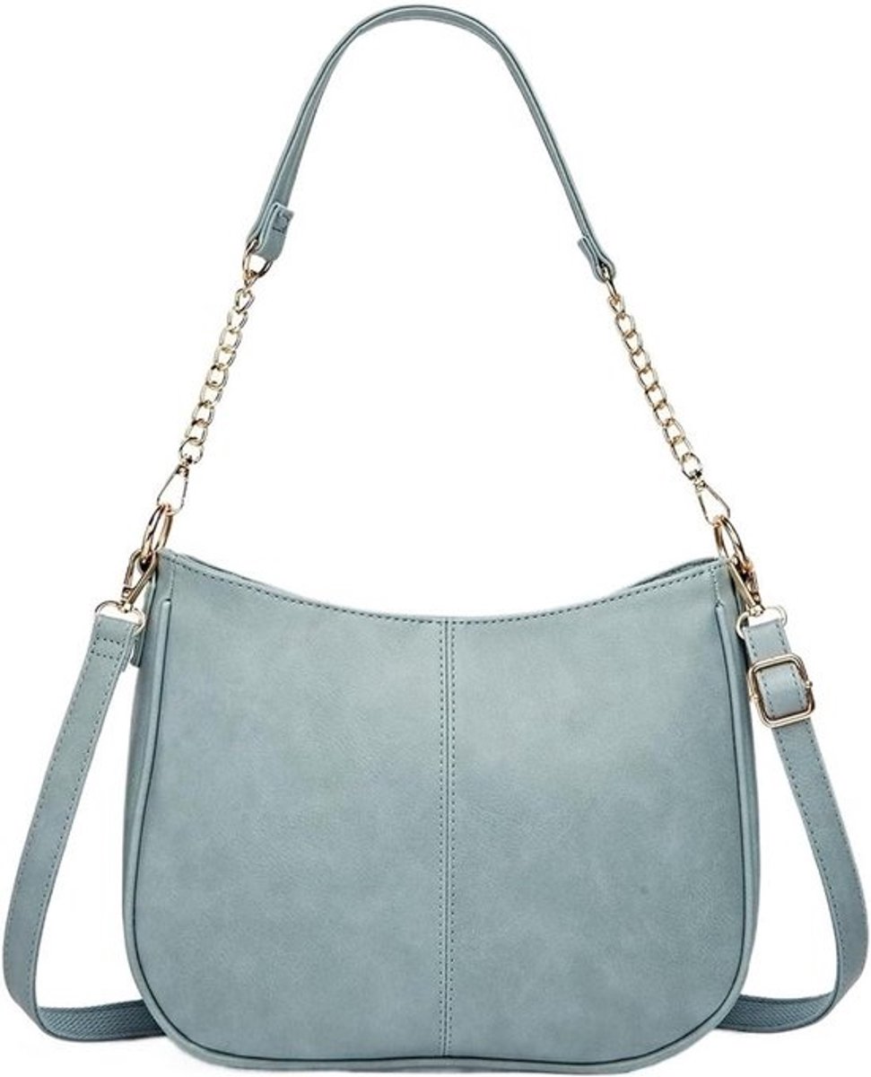 Dames Schoudertas - Crossbody Tas - Dagelijks Gebruik - Moderne Mode Accessoire - 30 x 9 x 24 cm - Blauw