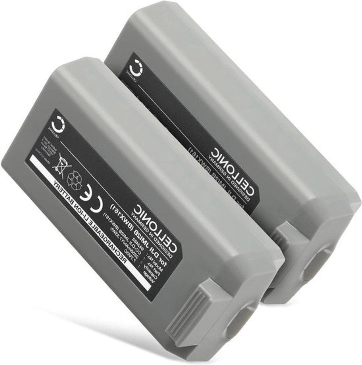 Drone Batterij - Reserveaccu RC - Vliegen met drone - Brede compatibiliteit - 2250 mAh 7.7V - Zwart