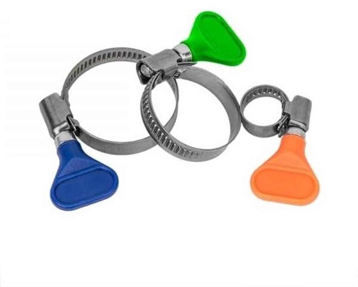 Slangklemmen RVS - Slangsluiters Klemmen - Slangen Bevestigen - Roestvrij Staal - 25-40 mm - Zilver