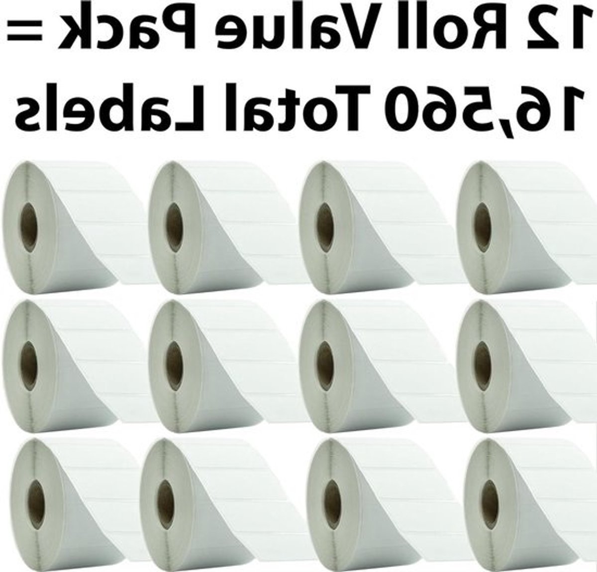 Thermische Labels - Zelfklevende Stickers - Streepjescodes Printen - Extra Kleverig - 2x1 inch - Wit