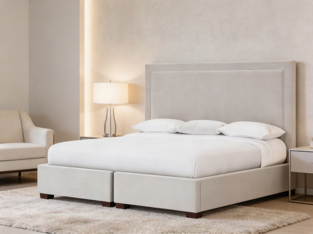 Valencia Boxspring – Koningstijl – Luxe Boxspring – Modern Design Bed – Comfortabel Hotelbed