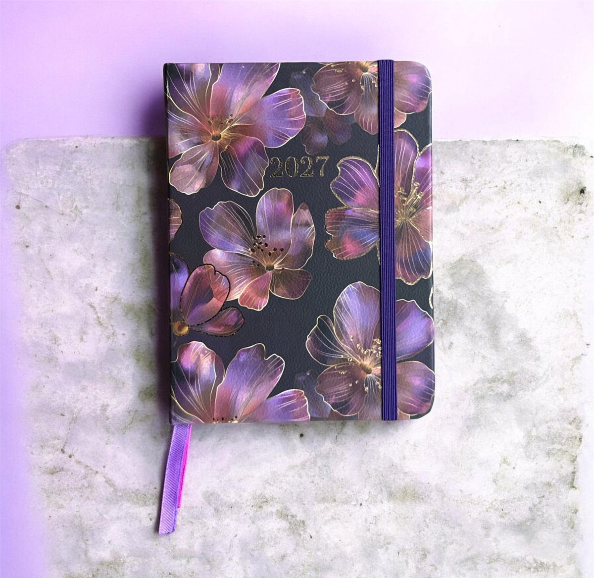 Zakagenda 2027 (15cmx10cm) Paars