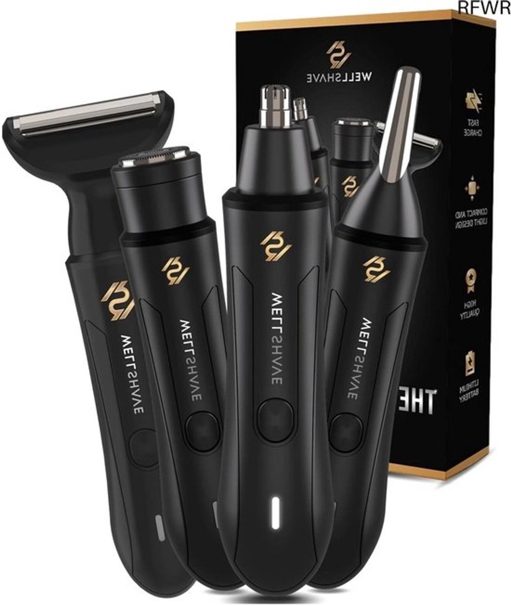 Neustrimmer Mannen - Bodygroomer - Scheerapparaat - Oortrimmer - Baardtrimmer