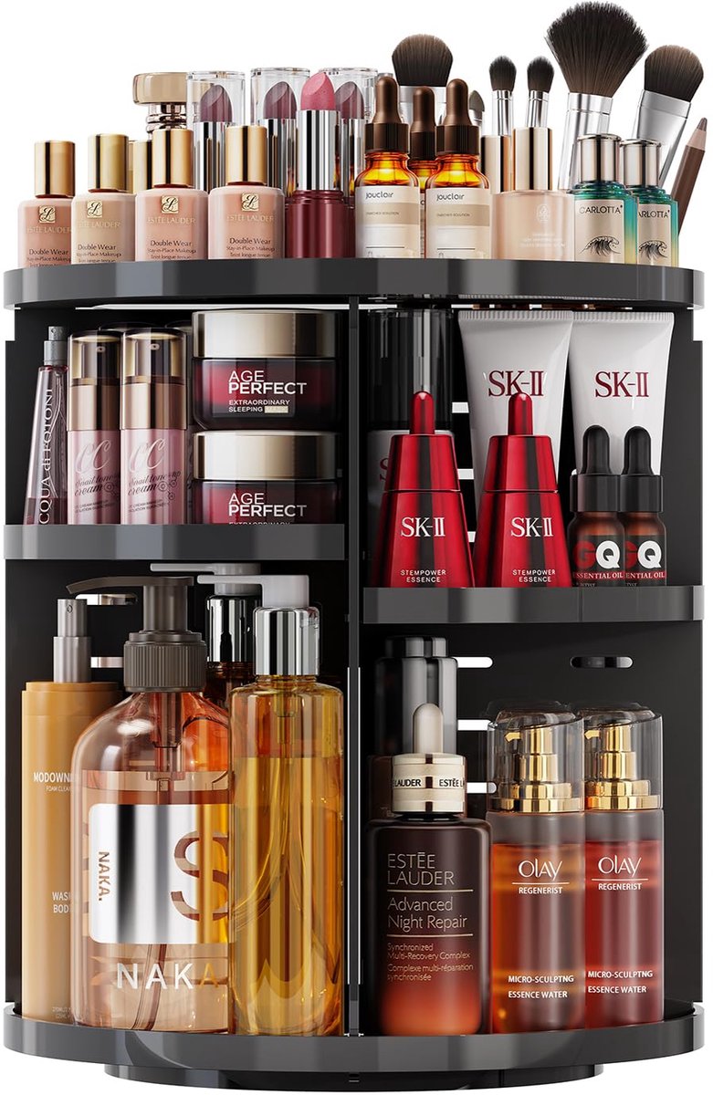 Make-up Organizer - 360° Draaibaar - 9 Verstelbare Niveaus