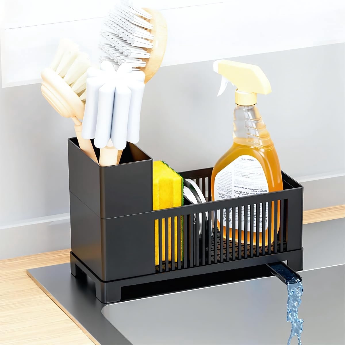 Spoelbak Organizer - Met Sponshouder - Voor Keuken