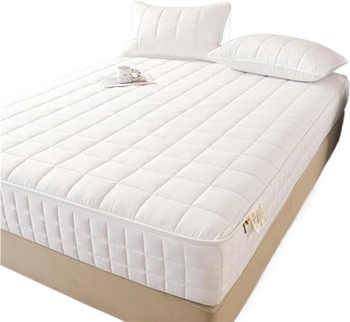 Matrashoes - Beschermhoes - Matras Beschermen - Volledig Gesloten - 140x200 cm - Wit