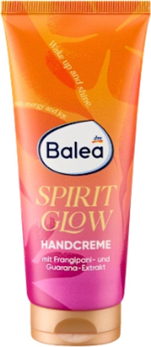 Balea Handcrème Spirit Glow | 1x 100 ml - Met frangipani- en guarana-extract | Limited Edition 2026