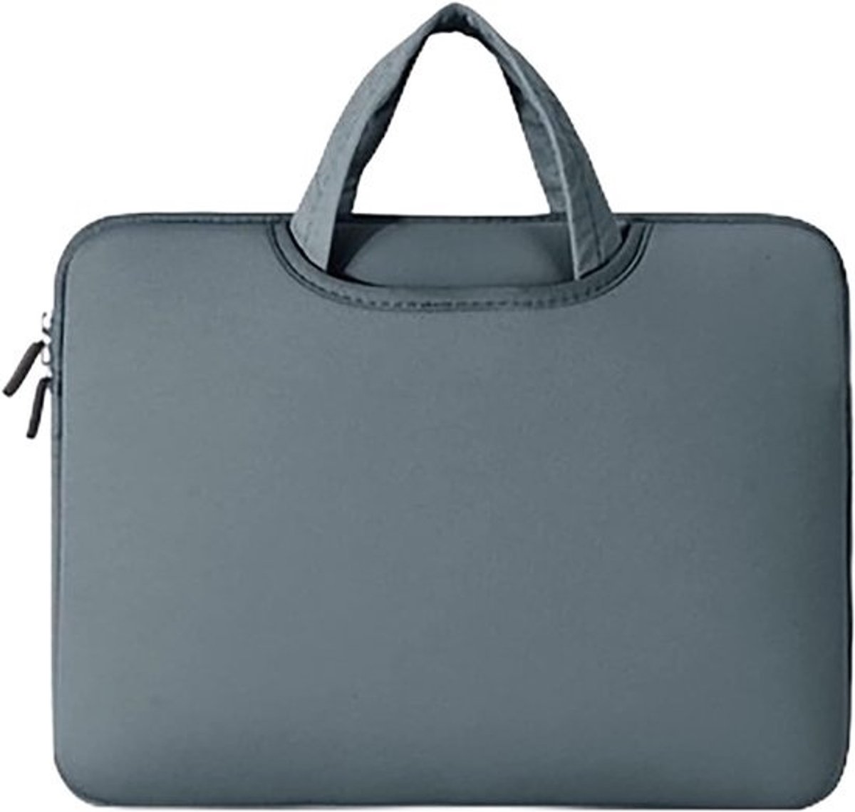 Laptophoes Waterdicht - Notebook Tas - Veilig Transport - Slank Gestroomlijnd Design - 11 Inch - Draagbaar Grijs